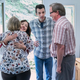 Robin Duke, Katie Findlay, Jay Baruchel, and Mark McKinney (Photo: Michael Gibson/FXX)